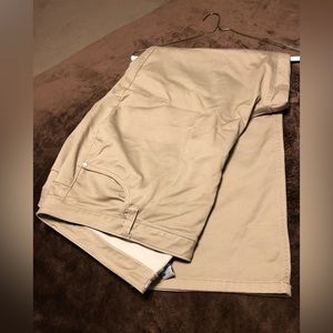 Catherine’s sateen stretch jean (tan) 32w